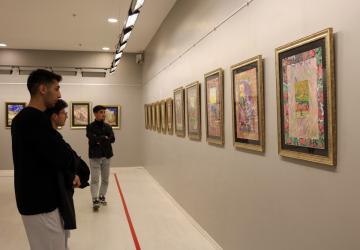 Ressam Alev Burhanoğlu SANKO Sanat Galerisi’nde sergi açtı