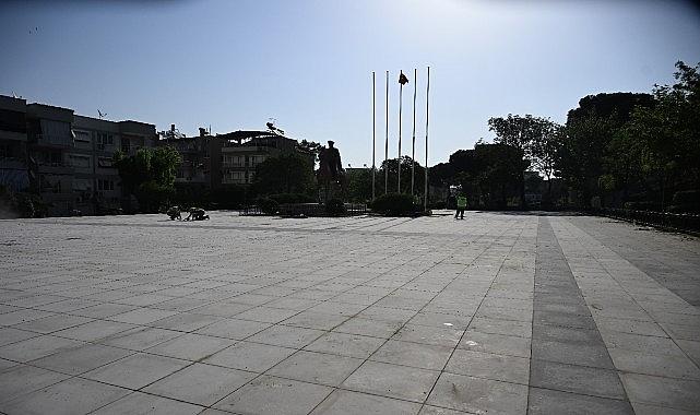 Atatürk Anıtı Yenilendi, Tören Alanı Güzelleşti Atatürk Anıtı Yenilendi, Tören Alanı Güzelleşti