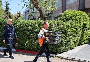 Şehirlerarası Otobüs Terminalinde usulsüz şekilde taşınan 300 civciv yakalandı