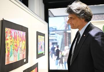 Kartepe'nin Küçük Ressamlarından Anlamlı Sergi