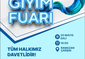 Kahta’da Giyim Fuarı açılıyor
