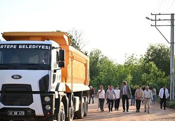 Kartepe'de Asfalt Çalışmaları Devam Ediyor
