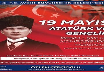 Başkan Çerçioğlu'ndan 19 Mayıs Temalı Ödüllü Resim, Şiir ve Kompozisyon Yarışması