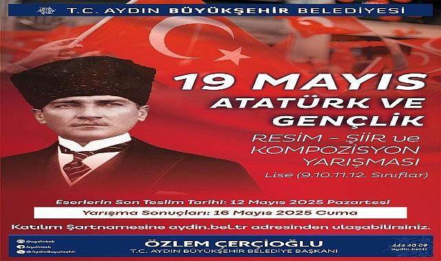 Başkan Çerçioğlu'ndan 19 Mayıs Temalı Ödüllü Resim, Şiir ve Kompozisyon Yarışması