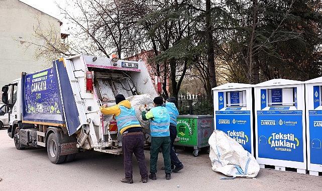Çankaya'da Tekstil Kumbaralarıyla Sıfır Atığa Katkı Çankaya'da Tekstil Kumbaralarıyla Sıfır Atığa Katkı