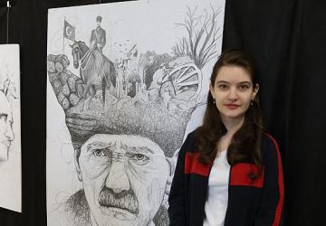 “Koss Gençlik Sergisi" Kartepe Sanat Evi'nde Açıldı