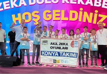 Türkiye 7. Akıl ve Zeka Oyunları Finalleri'ne Bu Yıl da Konyalı Öğrenciler Damga Vurdu