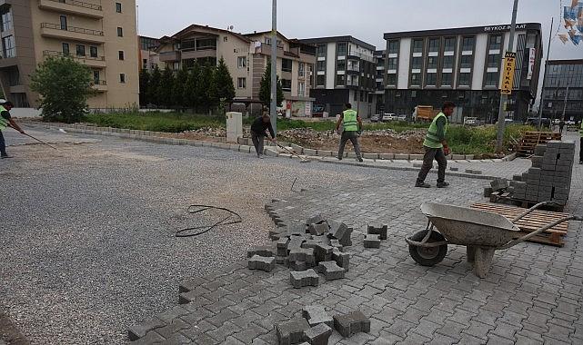 Dumlupınar Mahallesi'nde Parke Çalışmaları Devam Ediyor Dumlupınar Mahallesi'nde Parke Çalışmaları Devam Ediyor