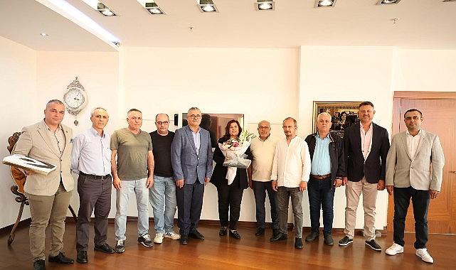 Başkan Çerçioğlu'na Germencik Heyetinden Ziyaret Başkan Çerçioğlu'na Germencik Heyetinden Ziyaret