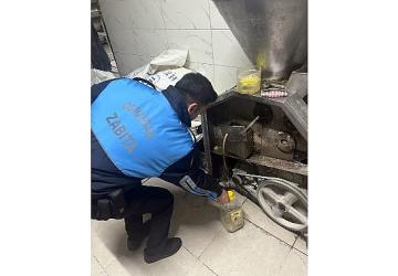 Zabıtadan merdiven altı imalathaneye baskın