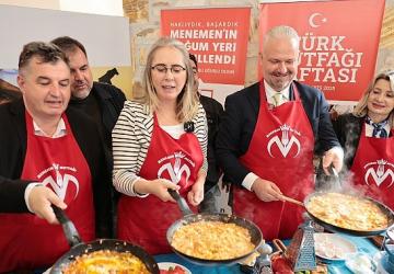 Türk Mutfağı Haftası'na Menemen damgası!