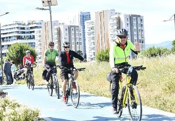 Çiğli'de pedallar doğa için döndü