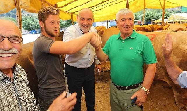 Canik'te Kurbanlıklar Görücüye Çıktı Canik'te Kurbanlıklar Görücüye Çıktı