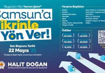 Büyükşehir'den 'Samsun'a Fikrinle Yön Ver' Yarışması Düzenlendi