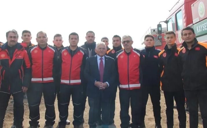 Kayseri İtfaiyesi'nden Yoğun Çalışma Kayseri İtfaiyesi'nden Yoğun Çalışma