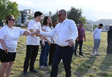 Hıdırellez ateşi Kemer'de yakıldı