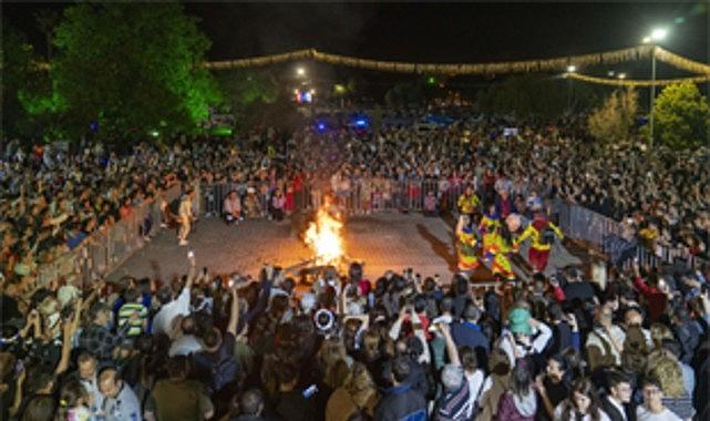 Hıdırellez ateşi Kültürpark'tan yükseldi