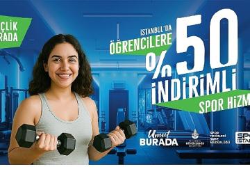 Öğrencilere Yüzde 50 Spor İndirimi