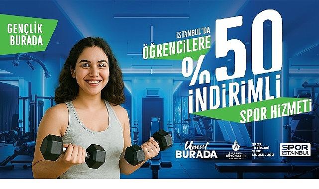 Öğrencilere Yüzde 50 Spor İndirimi Öğrencilere Yüzde 50 Spor İndirimi