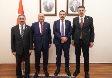 Adıyaman Milletvekilleri, Milli Eğitim Bakanı Yusuf Tekin’i ziyaret etti