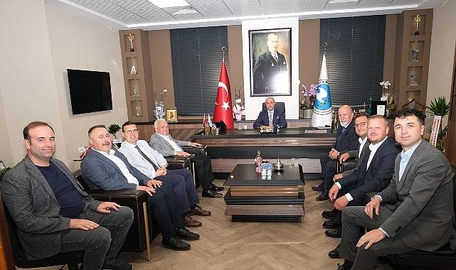 Başkan Şadi Özdemir'den Marmarabirlik'e hayırlı olsun ziyareti Başkan Şadi Özdemir'den Marmarabirlik'e hayırlı olsun ziyareti