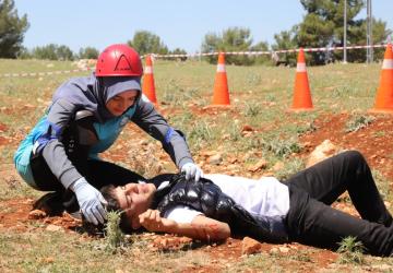 UMKE ekiplerinden gerçeği aratmayan tatbikat - Videolu Haber