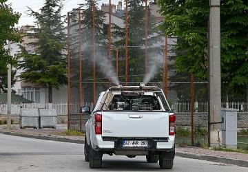 Selçuklu'da ilaçlama çalışmaları başladı