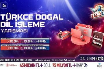 TEKNOFEST Türkçe Doğal Dil İşleme Yarışması Başvuruları Devam Ediyor