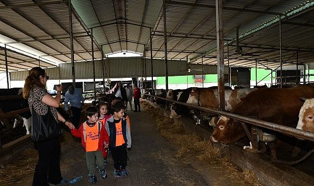 Çiğli Belediyesi'nden çocuklara doğa ve hayvanlarla iç içe unutulmaz bir gün