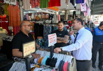 Başkan Ömer Eşki'den Çamdibi Esnafına Ziyaret
