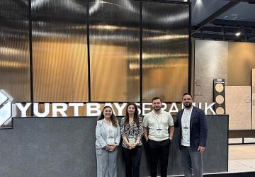 Yurtbay Seramik dünyanın lider fuarı Coverings'te en beğenilen ürünlerini sergiledi