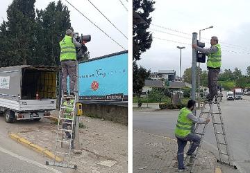 Trafik ışıkları bakım ve onarımdan geçiyor