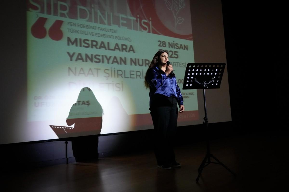 Adıyaman Üniversitesinde ‘Mısralara Yansıyan Nur: Naat Şiirleri Dinletisi’ düzenlendi