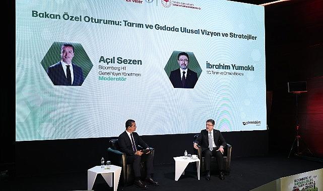 Sektör liderleri Bloomberg HT Sürdürülebilir Tarım ve Gıda Zirvesi'nde buluştu Sektör liderleri Bloomberg HT Sürdürülebilir Tarım ve Gıda Zirvesi'nde buluştu