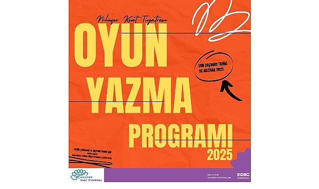 Nilüfer Kent Tiyatrosu'nun Oyun Yazma Programı'na başvurular başlıyor