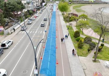 Altınordu’da Bisiklet ve Koşu Yollarında Yenileme Çalışmaları