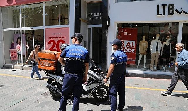 Yaya güvenliği için motosikletlilere sıkı denetim Yaya güvenliği için motosikletlilere sıkı denetim
