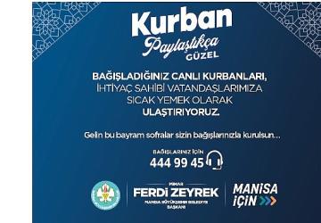 Kurban bağışları Büyükşehir ile ihtiyaç sahiplerine ulaşacak ​​​​​​​