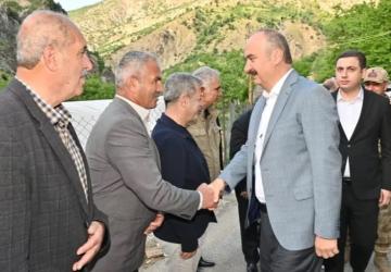 Batman Valisi Ekrem Canalp, Sason’daki Köyleri Ziyaret Etti