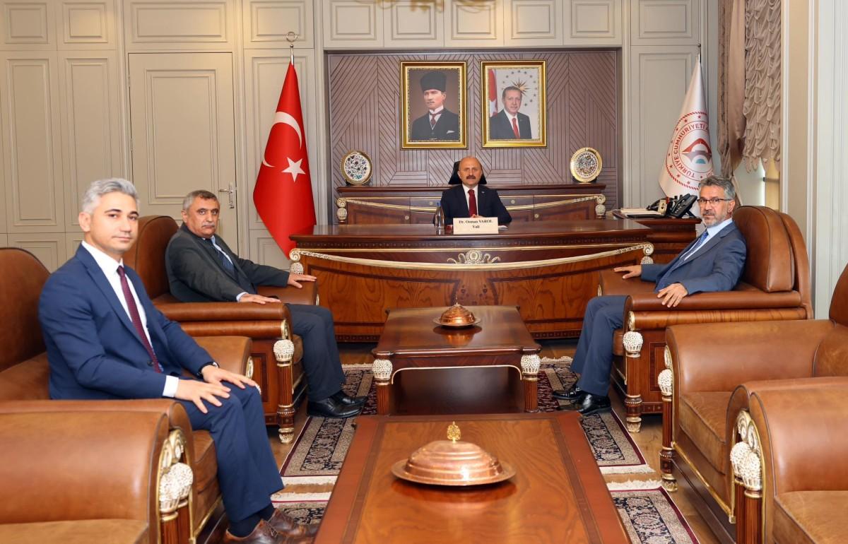 Vali Varol, SGK İl Müdürü Fuat Tekin’i kabul etti Vali Varol, SGK İl Müdürü Fuat Tekin’i kabul etti