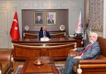 Vali Osman Varol, AK Parti İl Başkanı Faruk Bülent Kablan’ı kabul etti