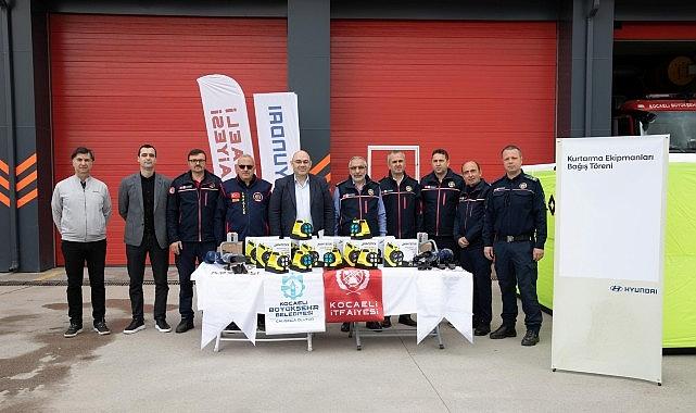 Hyundai'den Kocaeli İtfaiyesi'ne ekipman desteği Hyundai'den Kocaeli İtfaiyesi'ne ekipman desteği