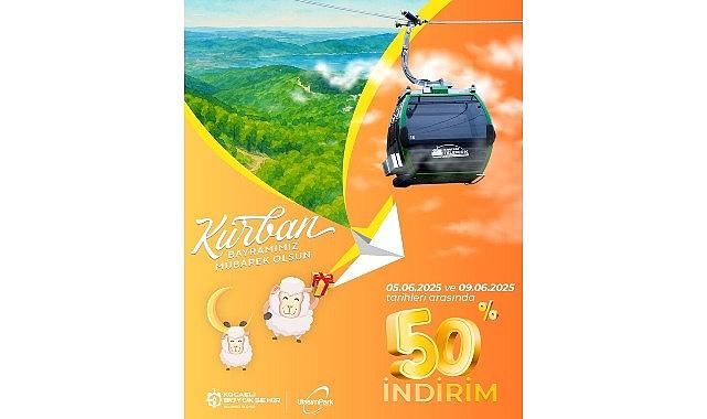 Kartepe Teleferik'te bayrama özel yüzde 50 indirim