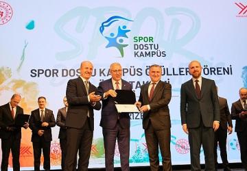 Ege Üniversitesi “Spor Dostu Kampüs" ünvanı kazandı
