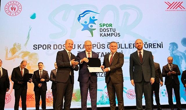 Ege Üniversitesi “Spor Dostu Kampüs" ünvanı kazandı Ege Üniversitesi “Spor Dostu Kampüs" ünvanı kazandı