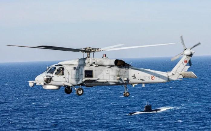 SH-70 Helikopteri Antalya Açıklarında Denize Acil İniş Yaptı! SH-70 Helikopteri Antalya Açıklarında Denize Acil İniş Yaptı!