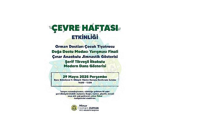 Buca'da Çevre Haftası Dolu Dolu Geçecek