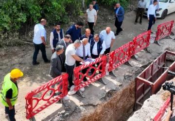 Malatya Altyapı Çalışmalarını Yerinde İnceledi