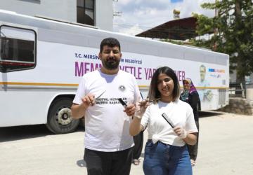 Mersinli Vatandaşların ‘Bayram Tıraşı’ Geleneği Bu Bayram da Mersin Büyükşehir’den