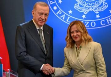 Cumhurbaşkanı Erdoğan, İtalya Başbakanı Meloni ile Telefonda Görüştü